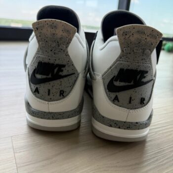 SIZE 6Y GS BRAND NEW Air Jordan 4 Retro OG 'White Cement' 2025 FV5029-100