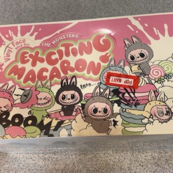 ORIGINAL LABUBU The Pop Mart Monsters Exciting Macaron Blind Box Set of 6 Labubu Doll