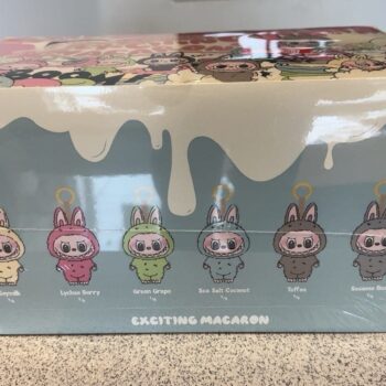 ORIGINAL LABUBU The Pop Mart Monsters Exciting Macaron Blind Box Set of 6 Labubu Doll