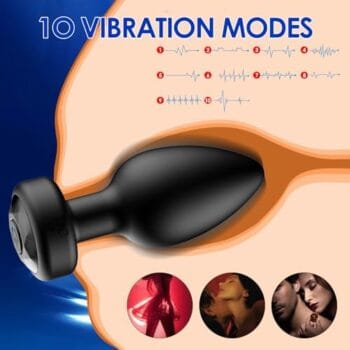 Anal Plug Sex Toys Vibrator with Remote Control
