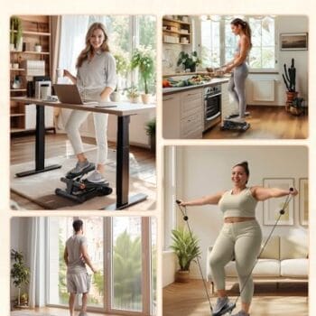Mini Stair Stepper Home Workout Equipment with 300LBS