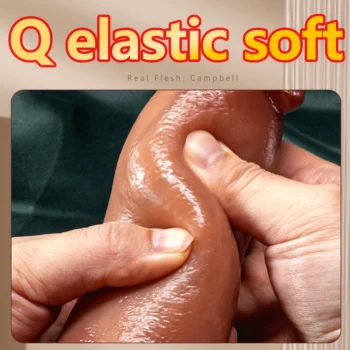 Huge Big Soft Vibrator Heating Realistic Dildo for Woman