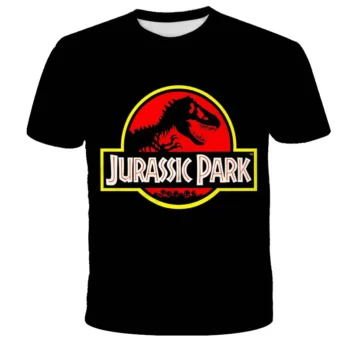 New Jurassic Dinosaur Pattern 3D Print T-Shirts Men/Women
