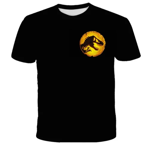 New Jurassic Dinosaur Pattern 3D Print T-Shirts Men/Women