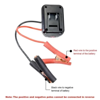 Jumper Cable Clamps with Adapter Car Emergency Battery Booster