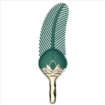 VibraLux peacock feather sex toy vibrator