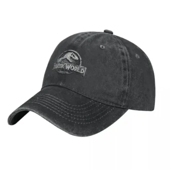 Dinosaur Jurassic Park Baseball Cap Washed Snapback Cap