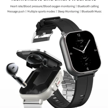 2in1 Smartwatch & Bluetooth Earphone