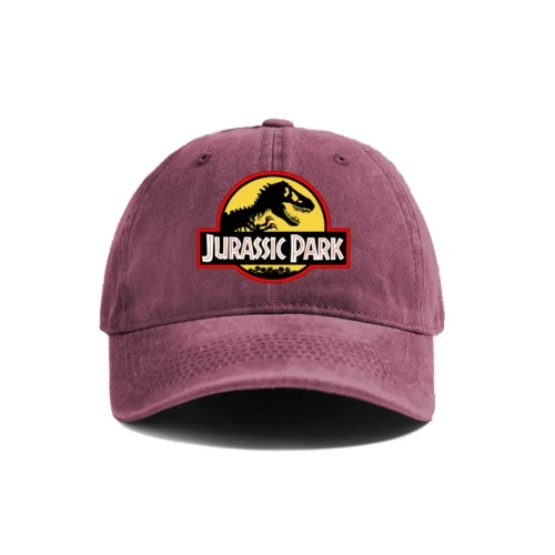 Jurassic Park Baseball Cap Dinosaur Men Retro - Image 2