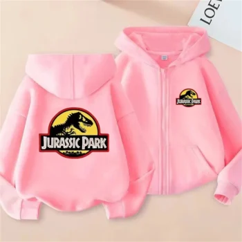 Jurassic Park dinosaur cardigan Children's Zipper Hoodie
