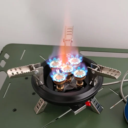 Portable Camping Gas Stove High Pressured Hiking Burner - Image 4