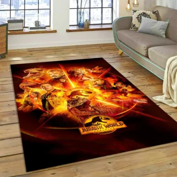3D Cartoon Jurassic Park Dinosaur Dino Rug Carpet for Living Room