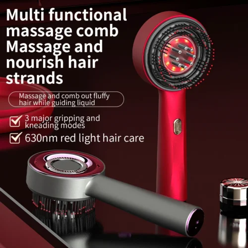 Electric Vibration Massage Comb Red Light Therapy - Image 28