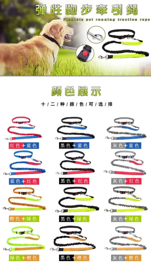 Hand Free Dog Leash for Pet Adjustable Dog leash - Image 7