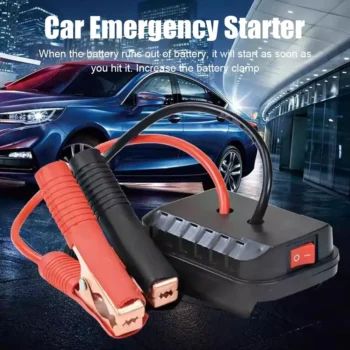 Jumper Cable Clamps with Adapter Car Emergency Battery Booster