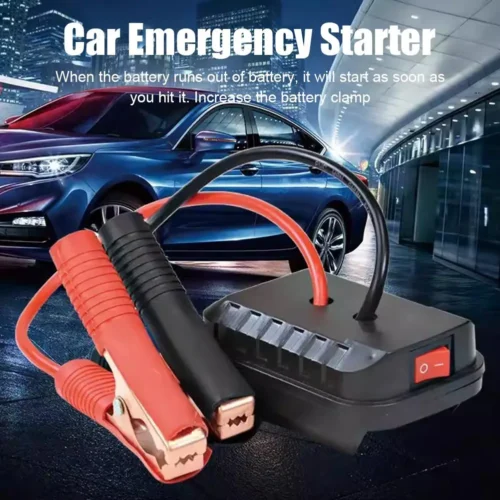 Jumper Cable Clamps with Adapter Car Emergency Battery Booster - Image 3