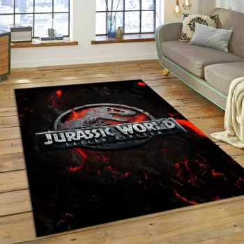 3D Cartoon Jurassic Park Dinosaur Dino Rug Carpet for Living Room