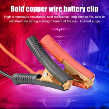 Jumper Cable Clamps with Adapter Car Emergency Battery Booster