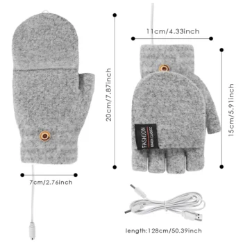 Electric Heated Gloves Hand Warmers